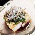 nantyatte's cooksnap of when they made ごま油醤油で♡しらすと青じその冷奴.