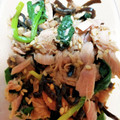 chokdee's cooksnap of when they made ほうれん草とツナの塩昆布和え.