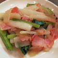 Yuuko7i's cooksnap of when they made 簡単！大根と小松菜のベーコン炒め〔副菜〕.
