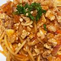 春♪'s cooksnap of when they made ワンポットパスタ☆ボロネーゼ.