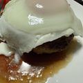 toshio39's cooksnap of when they made ＊ジューシー＊目玉焼きハンバーグ＊.