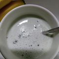 ミロ9607's cooksnap of when they made 青汁バナナ牛乳.