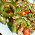 ちろ（＊´∀｀＊）'s cooksnap of when they made ゴーヤとトマトの中華風炒め.