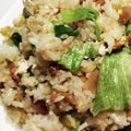 まぶたん's cooksnap of when they made ベーコンレタス炒飯♪(卵入り).