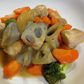 よこやまw's cooksnap of when they made ☆簡単！鶏胸肉と根菜の甘酢炒め☆.