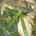 ちゃちゅ2's cooksnap of when they made 栄養満点！ほうれん草と豆腐のピリ辛煮❀.