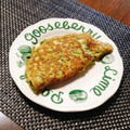 もふもふクロさん's cooksnap of when they made 青のりとしらすとチーズのCaオムレツ.