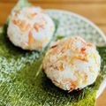マルんちの丸顔's cooksnap of when they made 桜えびじゃこ☆揚げ玉おにぎり☆香りごま油.