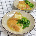 ゆづキッチン's cooksnap of when they made ほうれん草と厚揚げの生姜炒め煮.
