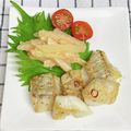 ゆづキッチン's cooksnap of when they made 米粉ムニエル＊魚の切り身でペペロンチーノ.
