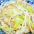 kaori238's cooksnap of when they made 節約簡単☆鶏胸肉ともやしのネギ塩炒め.