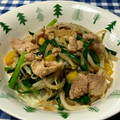 クックWZ3WQY☆'s cooksnap of when they made 豚とニラもやしのオイスターソース炒め.