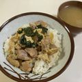 papikun's cooksnap of when they made 【レポ20】簡単甘めの親子丼。.