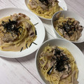 匡史さん's cooksnap of when they made 〜生姜焼き風〜和風クリームパスタ*.