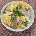 しゅい6's cooksnap of when they made 時短 簡単我が家のカツ丼♪.