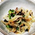 nonopeko's cooksnap of when they made レンジで簡単！もやしとオクラの塩昆布和え.