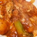 ある晴れた日曜日's cooksnap of when they made じゃが芋のトマト煮込み♬*.