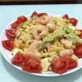 PonChoco♡'s cooksnap of when they made 春キャベツ×えび×卵★デリ風マヨサラダ.