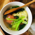 しゃりぼん's cooksnap of when they made 小松菜とトマトの卵とじスープ♪.
