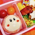 S＊mama♡'s cooksnap of when they made ワドルディandメタナイト〜キャラ弁〜.
