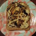 inLondon's cooksnap of when they made ポテサラとふじっこ煮おかか昆布のトースト.