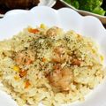 せぴこ☆'s cooksnap of when they made 炊飯器で簡単えびピラフ.