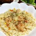 せぴこ☆'s cooksnap of when they made 炊飯器で簡単えびピラフ.
