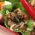 こつゆ514's cooksnap of when they made キャベツとウインナーでお好み焼き風カップ.