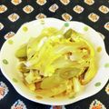 龍青空ママ's cooksnap of when they made 長ネギと油あげの卵とじ.