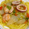 maggie5532's cooksnap of when they made ウエイパーで簡単★海鮮あんかけ焼きそば.