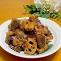 ルパンのかあさん☆彡's cooksnap of when they made 簡単副菜★蓮根と蒟蒻の甘辛おかか炒め.