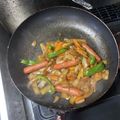 クック49L4Ho☆'s cooksnap of when they made ウインナーと野菜のケチャップ炒め.