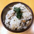 おじ☆さん's cooksnap of when they made 青森のいちご煮で簡単炊き込みご飯.