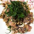 おじ☆さん's cooksnap of when they made アジの梅しそ和え～カルパッチョ風～.