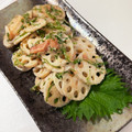 ちゃまたまご's cooksnap of when they made れんこんと明太子の和え物.