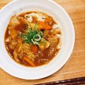 かんかんぱんだ's cooksnap of when they made カレーうどん♪麺つゆで簡単♪.