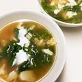 ぽぽりん's cooksnap of when they made レタスと豆腐の中華風ピリ辛スープ.