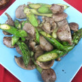 ささささ＆＊'s cooksnap of when they made 砂肝とアスパラのレモン塩胡椒炒め♫♬.