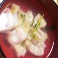 meguミ's cooksnap of when they made 鱈のアラ汁.