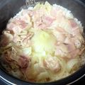 らびのゆうママ's cooksnap of when they made 玉ねぎ丸ごとご飯！炊飯器に入れるだけ！.