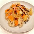 悠LOVE航's cooksnap of when they made じゃがいもと蓮根とベーコンの塩昆布炒め.