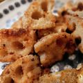 まゆらくら's cooksnap of when they made れんこんの海苔塩バター♪おつまみ～♡.