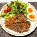 ★雅★'s cooksnap of when they made 牛肉の粒マスタード炒め.