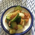 フジぽん's cooksnap of when they made 叩き胡瓜とキムチの即席漬け.