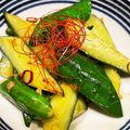 MizuhoBank's cooksnap of when they made きゅうりのニンニク炒め.