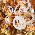 花蝶森's cooksnap of when they made 簡単！納豆と鮭の彩り和風パスタ.