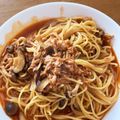 ラムレーズン中毒's cooksnap of when they made 旨味凝縮！トマトとツナのガーリックパスタ.