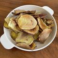 まめ郎's cooksnap of when they made ノンオイル☆ノンフライ☆さつま芋チップス.