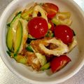 にこちゃんち's cooksnap of when they made ちくわのトマトときゅうりの中華和え♪.