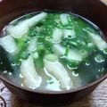 プルンバゴ's cooksnap of when they made 【 豆腐とわかめの味噌汁♪ 】.